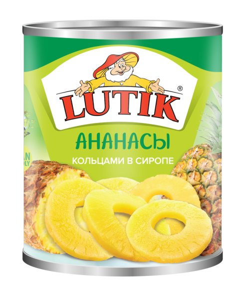 Ананасы LUTIK ломтики в сиропе